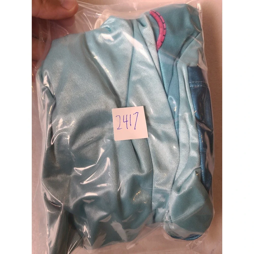 Disney Encanto Nightgown Girls XS 4/5 Blue Mirabel Madrigal Ruffle Dress
